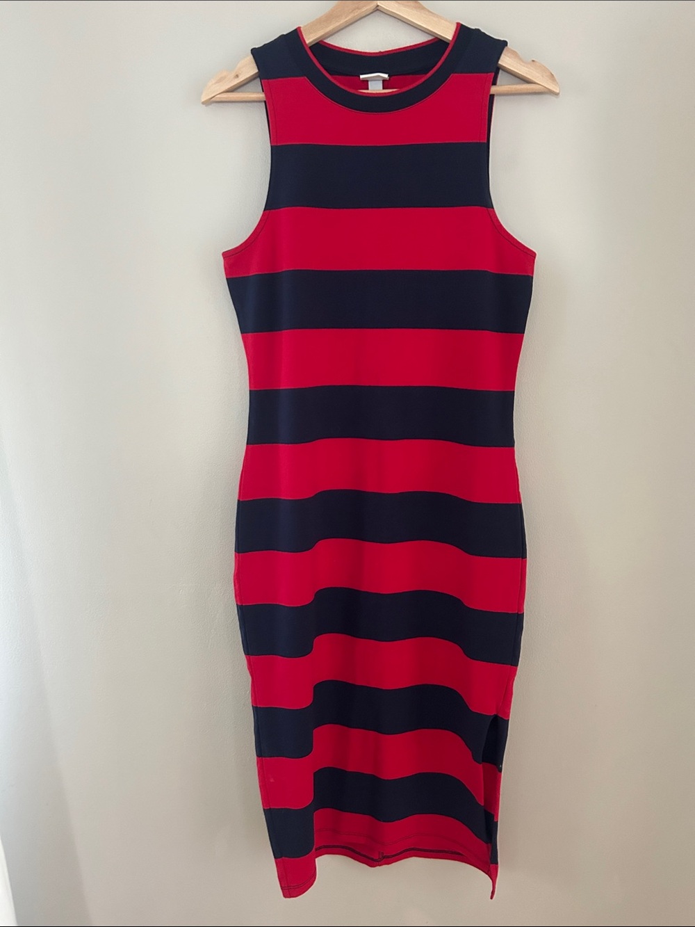 NWT Red & Navy Long Dress